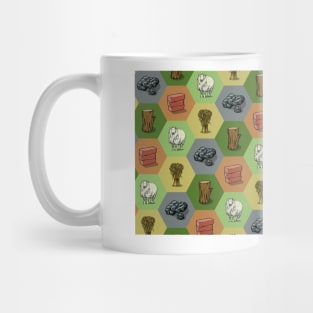 Kansas State Map Board Games Mug